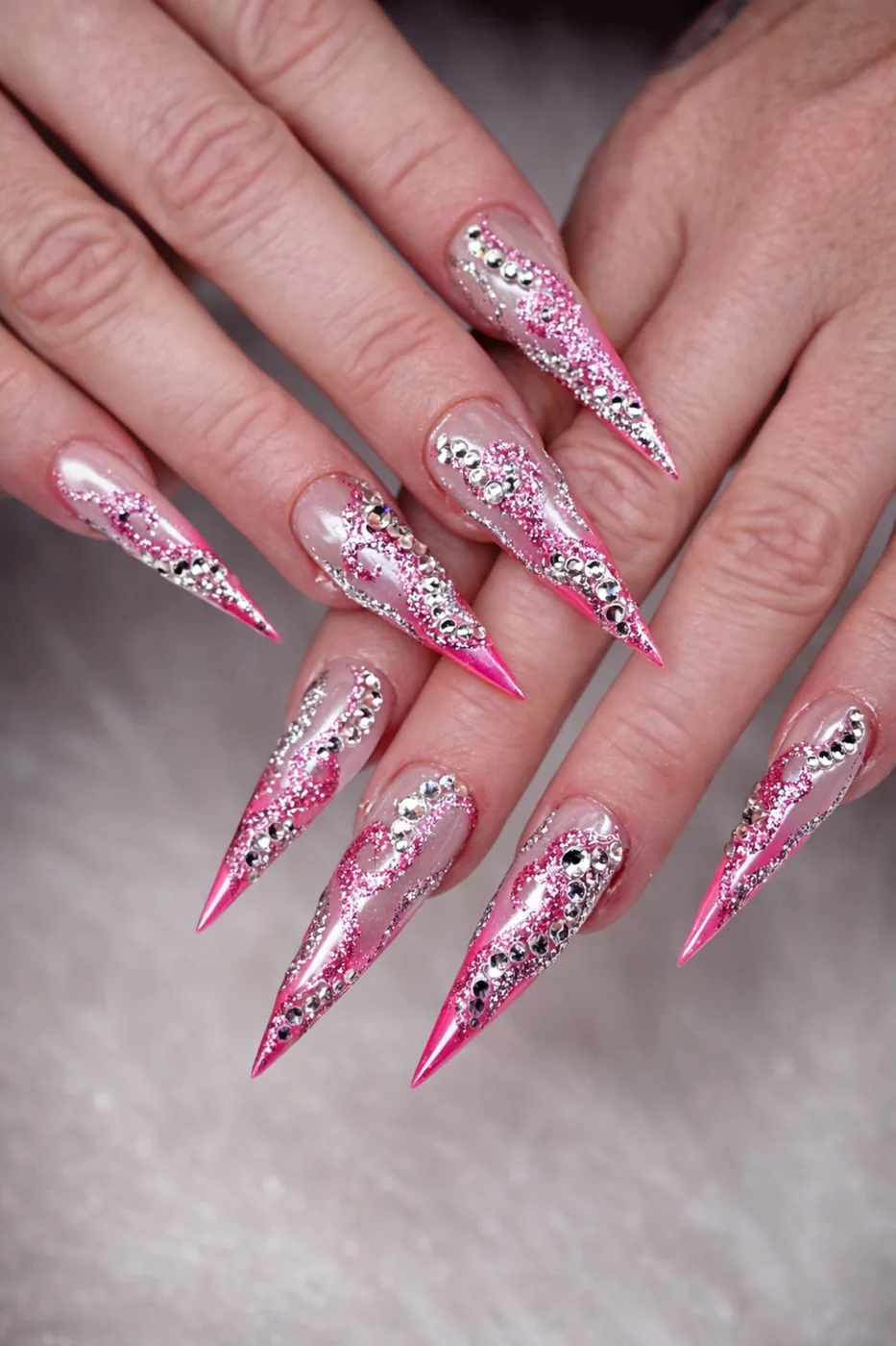 Pink Silver Glam inspiration