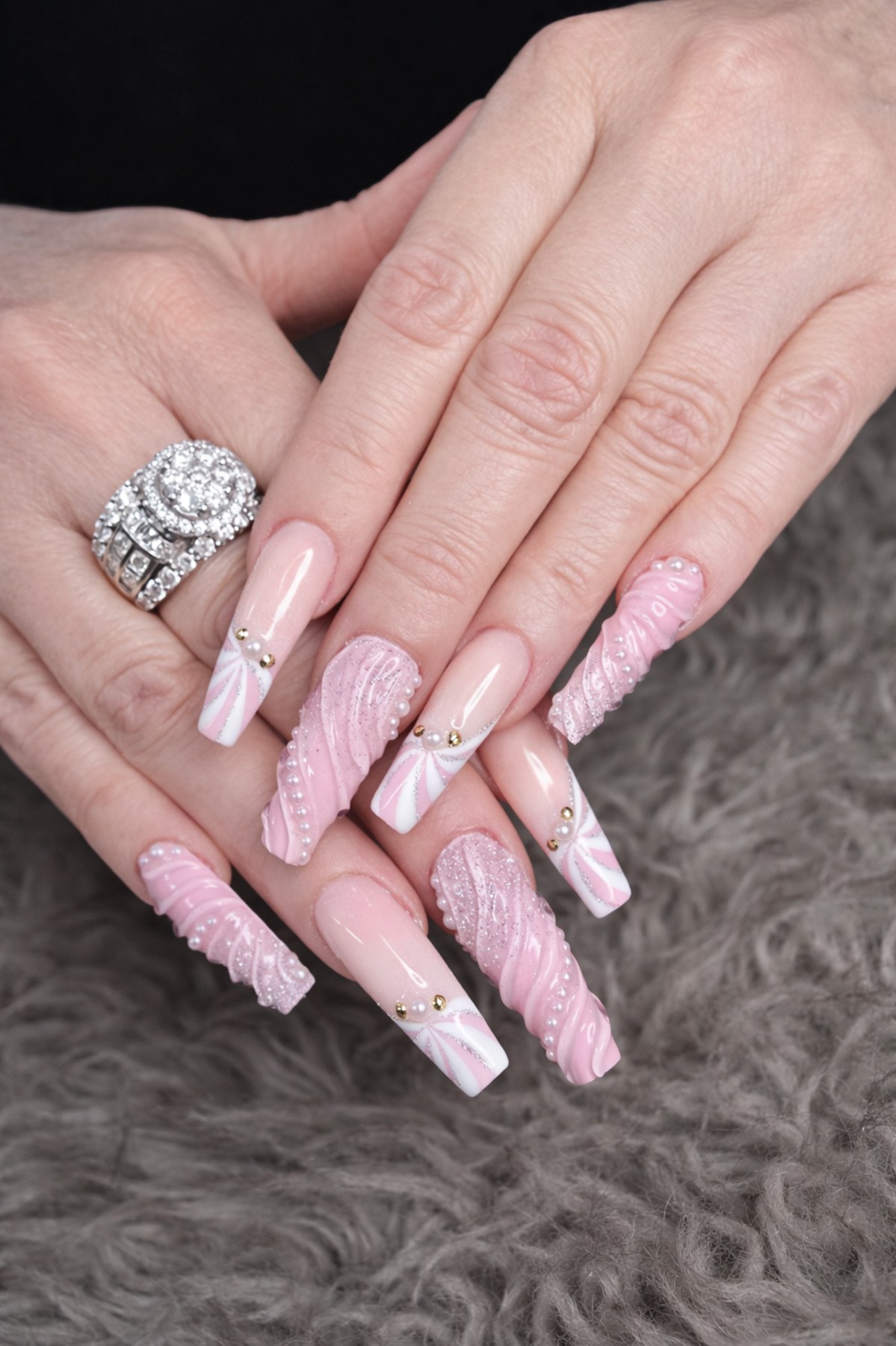 Blush couture nail inspiration at Nails Theory Beauty